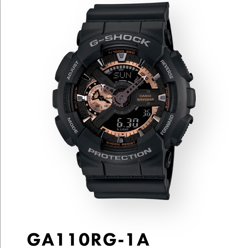 Gold G Shock Watch